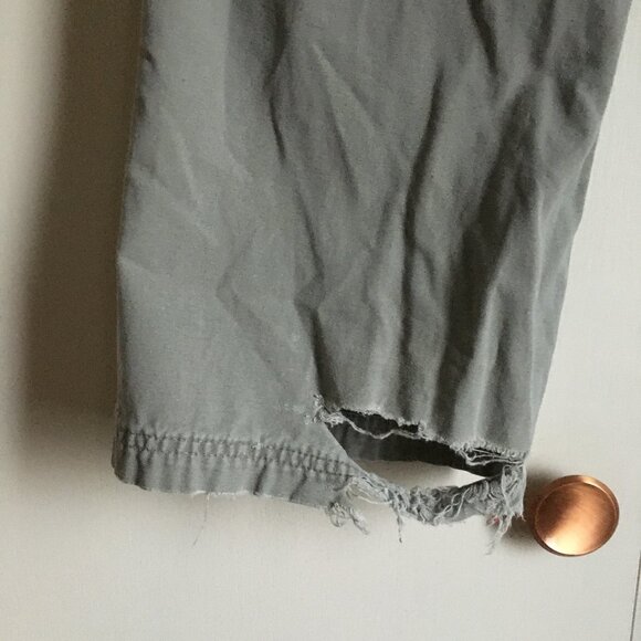 Y2K BONGO Baggy Low Rise Khaki Skater Cargo Pants - Picture 6 of 15